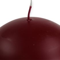 Rutulinės žvakės 60mm senos raudonos 16vnt