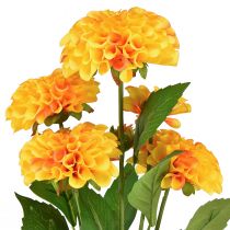 daiktų Dirbtinės gėlės dekoratyviniai jurginai dirbtiniai geltoni oranžiniai 50cm