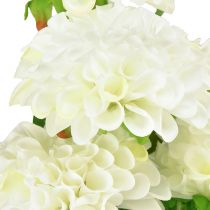 daiktų Dirbtinės gėlės dekoratyviniai jurginai dirbtiniai balti 50cm