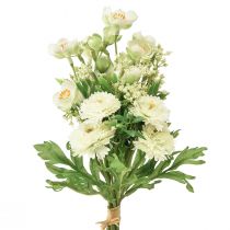 daiktų Dirbtinių gėlių dekoravimas dirbtinių gėlių puokštė Jasmin Bellis dirbtinė 30cm