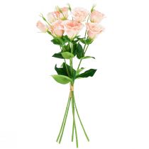 daiktų Dirbtinės gėlės Eustoma Lisianthus pink 52cm 5 vnt