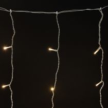 daiktų Šviesos užuolaida, 120 LED šviesos girlianda, šiltai balta, 100 × 180 cm