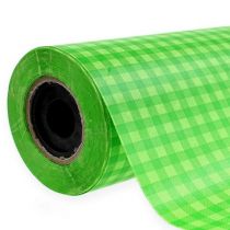 Rankogalių popierius 37,5 cm 100 m žalios spalvos langelis