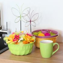 daiktų Metalinė dekoratyvinė Gugelhupf torto skarda obuolių žalia Ø23cm H12cm