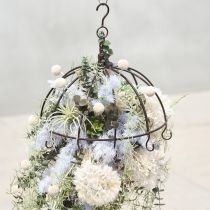 daiktų Metalinė karūnėlė pakabinimui rūdžių ruda Ø31cm A31cm
