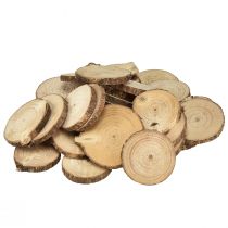 daiktų Mini mediniai diskai dekoratyviniai medžių diskai natūralūs Ø3-6cm 600g