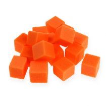 Šlapio putplasčio mini kubas oranžinis 300p