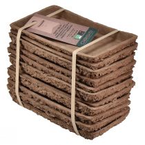 daiktų „Oasis Biolit“ pagrindas gėlių putplasčio plytelėms 25 × 14 × 2 cm, 11 dalių - Tvarių gėlių kompozicijų floristikos aksesuarai