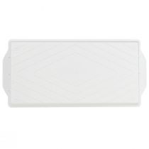 daiktų OASIS® baltas sumuštinių padėklas florizmui ir dekoravimui, 23x11x2,5 cm, 25 dalių rinkinys