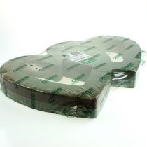 daiktų Šlapio putplasčio širdelė dviguba 38cm atvira