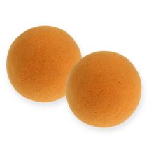 Gėlių putplasčio rutuliukai oranžiniai 9cm 4vnt