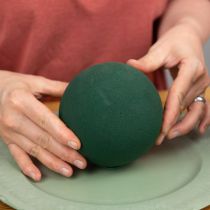 daiktų Maži žali gėlių putplasčio kamuoliukai Ø12cm 5 vnt.