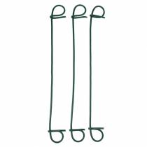 daiktų Akučių rišimo viela žalia 1mm x 120mm 100 vnt