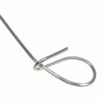 daiktų Akučių rišimo viela sidabrinė cinkuota 1mm x 120mm 100 vnt