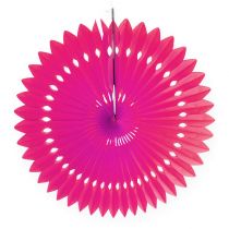 daiktų Vakarėlio dekoracija korio popierinė gėlė rožinė Ø40cm 4vnt