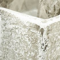 daiktų Augalinis skersinis betoninis atrodo augalo dubens kryžius 14,5x21x5cm