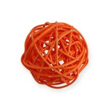 Rotango rutuliai Ø4,5cm oranžiniai asorti 30vnt
