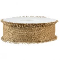 daiktų Dekoratyvinė juostelė rudo aukso kutais W40mm L15m