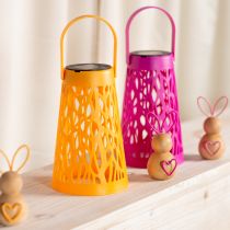 daiktų Saulės energija varomas žibintas lauko naudojimui, puikiai tinka jaukiems vasaros vakarams sode ir terasoje, 26 cm, 2 vnt.