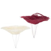 daiktų Puokštės formos žiedas, gėlių aksesuaras kūrybiškoms gėlių kompozicijoms, 20 cm, 8 vnt.