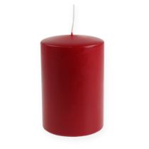 Stulpinė žvakė 150/100 raudona 4vnt