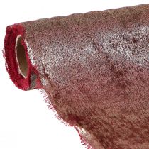 daiktų Stalo juostelė dekoratyvinė juostelė Bordo auksiniai kutais P28cm L2,5m