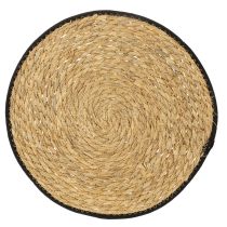 daiktų Stalo padėkliukas, apvalus, Ø35cm, 4 vnt., iš melsvų žolės