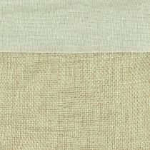 daiktų Sodinamosios džiuto audinio krepšelis Natūralus indas Ø28cm H25cm 3vnt