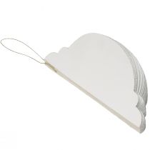 daiktų Korinis rutulys Kalėdinis rutulys popierius baltas FSC Ø15cm H20cm