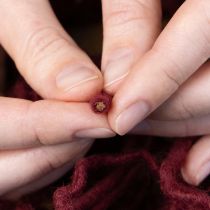 daiktų Dagties siūlas, vilnonis virvelė, Bordo, 55 m virvelė, floristika, rankdarbiai, „pasidaryk pats“