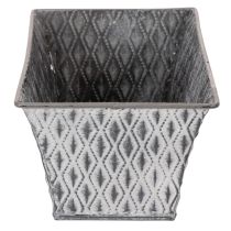 daiktų Cinko dubuo su rombo formos raštu 22 cm × 12 cm