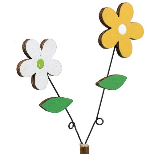 daiktų Dekoratyvinis kamštis medinė gėlė H44cm 6 vnt