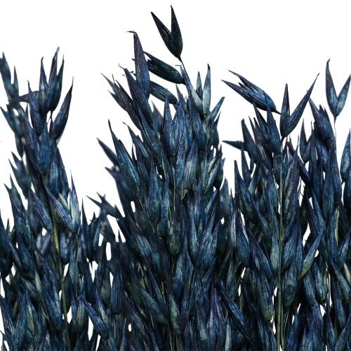 daiktų Džiovintos gėlės, avižos džiovintų grūdų puošmena mėlyna 68cm 230g