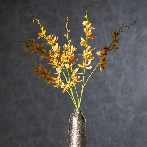 daiktų Dirbtinė Cymbidium orchidėja kaip gėlės stiebas elegantiškai dekoracijai, 95 cm, 2 vnt.