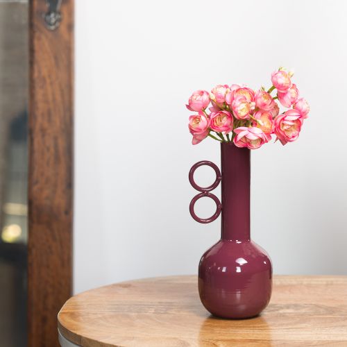 daiktų Dirbtinių vėdrynų puokštė, stilinga stalo dekoracija, 32 cm, 5 dalys