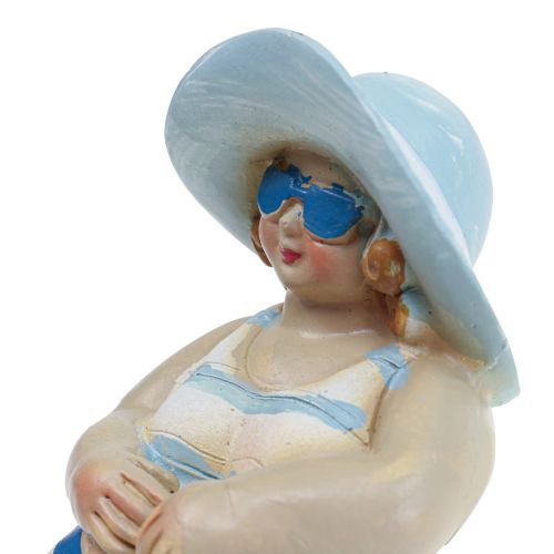 Floristik24 Maritime Deco Ladies Deco figūrėlės Baddeko H10/9.5cm Rinkinys iš 2 vnt