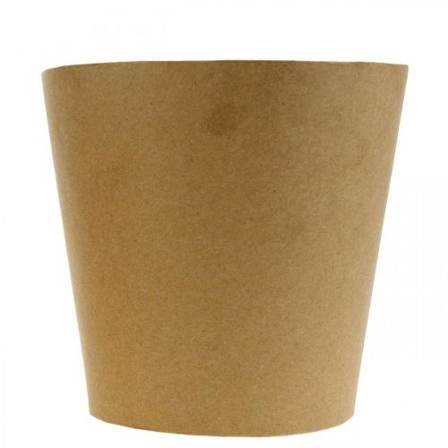 daiktų Popierinis gėlių vazonas, augalų vazonas, vazonas gamtos Ø13cm A12,5cm 4vnt