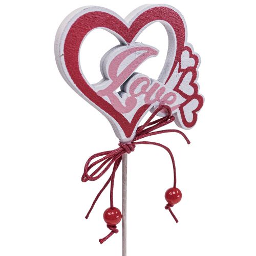 daiktų Gėlių kamštukas dekoratyvinis kištukas "Love" Valentino diena 25,5cm 16 vnt
