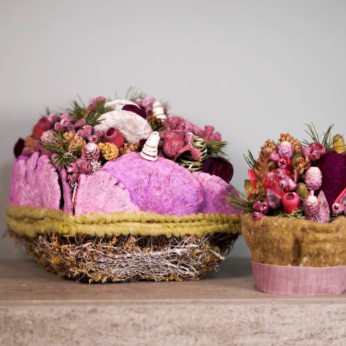 Floristik24 Pagalvėlės samanos, vynmedis 25cm x 25cm