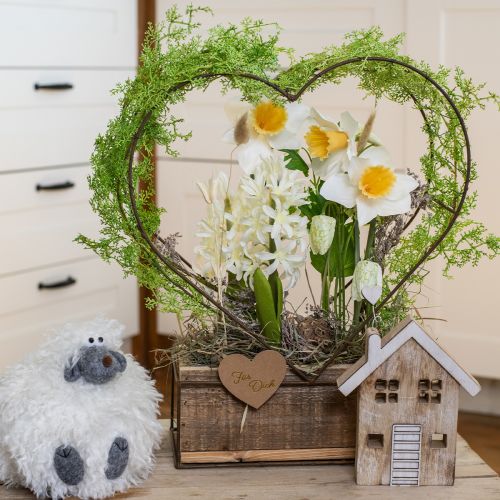 Floristik24 Fritillaria vazone, šaškių lentos gėlė žalia ir balta, dirbtinė gėlė