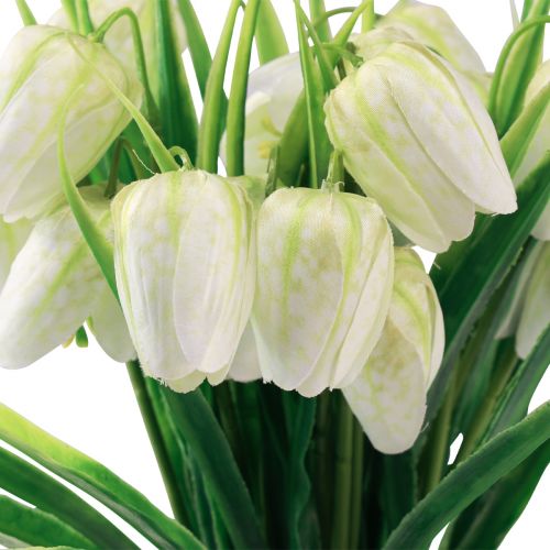 daiktų Fritillaria baltalanguota lentinė gėlė Dirbtinės gėlės 38cm 6 vnt