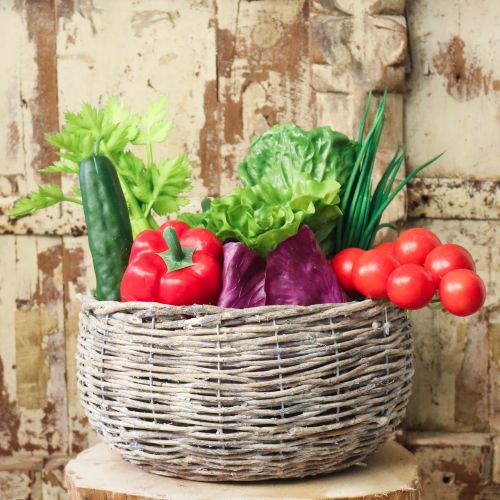 Floristik24 Paprika dirbtinė raudona 8cm 4vnt