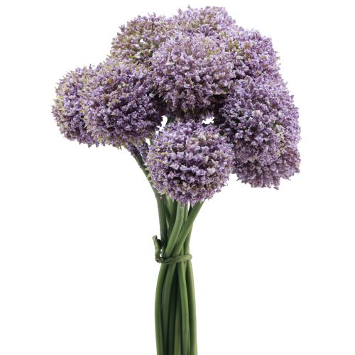 Floristik24 Dirbtinės gėlės Kamuolys Gėlė Allium Dirbtinė violetinė 25cm 12 vnt