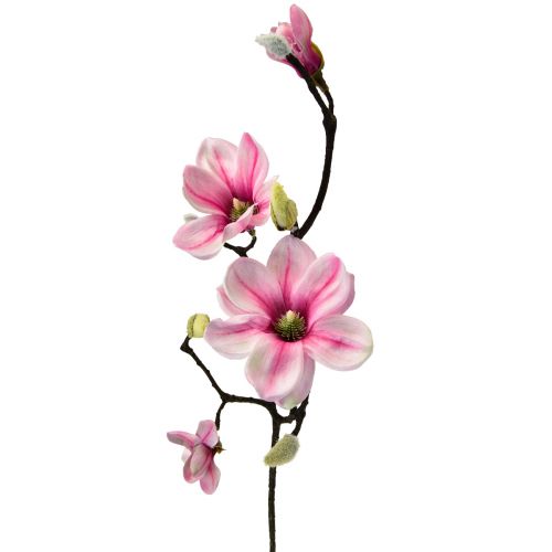 daiktų Dirbtinė gėlė Magnolijos šakelė Magnolijos Dirbtinė rožinė 59cm 3vnt