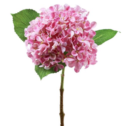 Floristik24 Hortenzija dirbtinė rožinė dirbtinė gėlė rožinė Ø15,5cm 45cm