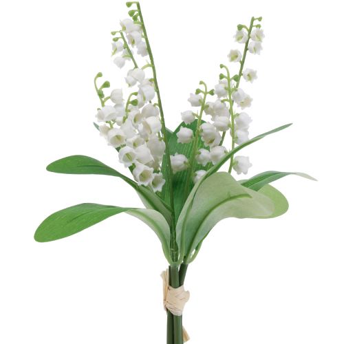 Dekoratyvinės pakalnutės dirbtinės pavasario gėlės baltos 31cm 3 vnt