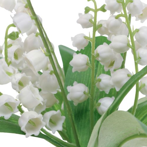 daiktų Dekoratyvinės pakalnutės dirbtinės pavasario gėlės baltos 31cm 3 vnt
