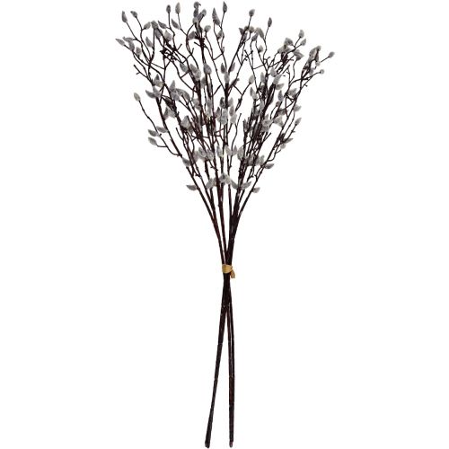 Floristik24 Dirbtinis pūlingas gluosnio kačiukų papuošimas 73cm 4 vnt