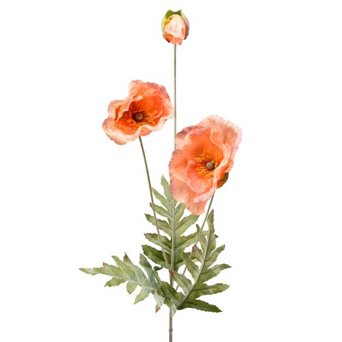 Floristik24 Dirbtinės gėlės šilkinės gėlės aguonų puošmena 75cm