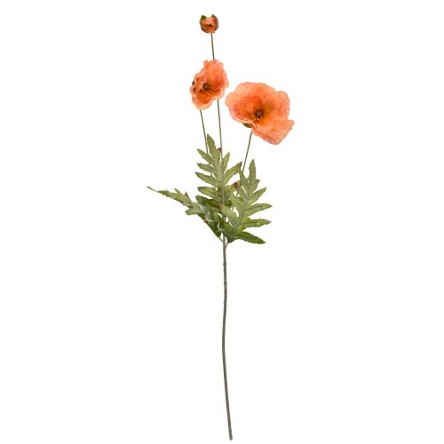 daiktų Dirbtinės gėlės šilkinės gėlės aguonų puošmena 75cm